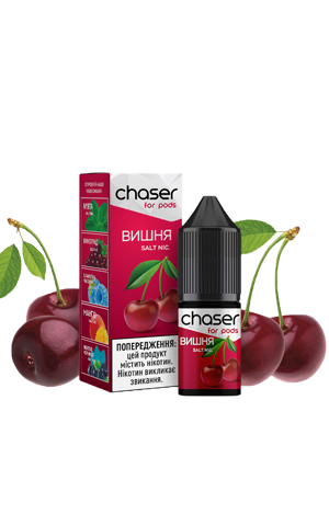 Солевая жидкость Chaser for Pod Cherry (Чейзер Вишня), 10 мл, 6%/60мг