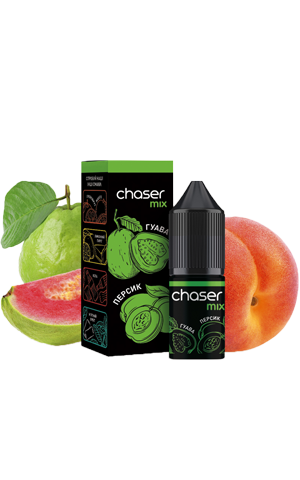 Солевая жидкость Chaser for Pod Guava Peach (Чейзер Гуава Персик), 10 мл, 6%/60мг