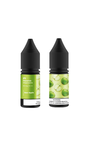 Солевая жидкость Flavorlab P1 Sour Apple10 мл 50мг/5% - Флаворлаб П1 Кислое Яблоко