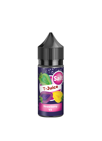 Заправка для ПОД систем T-juice Strawberry V3 (Flavorlab), 30 мл, 50мг/5% - Ти-Джус Клубника В3