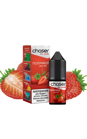 Солевая жидкость Chaser for Pod Strawberry (Чейзер Клубника), 10 мл, 6%/60мг