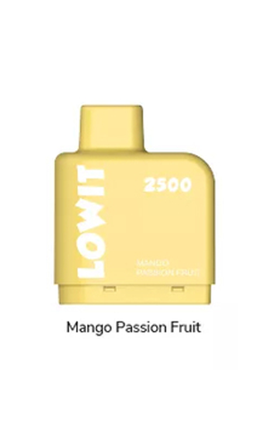 Заправленный картридж ELF BAR LOWIT 2500 Mango Passion Fruit (Манго Маракуйя)