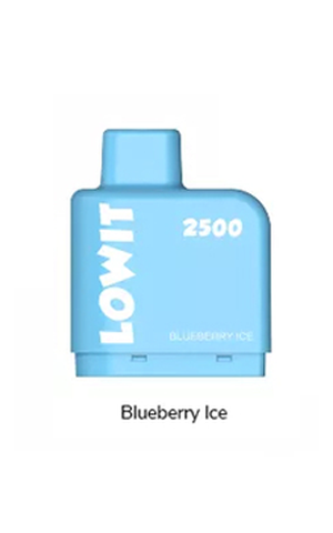 Заправленный картридж ELF BAR LOWIT 2500 Blueberry Ice (Ледяная Черника)