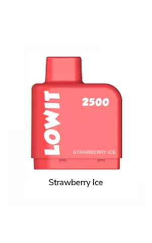 Заправленный картридж ELF BAR LOWIT 2500 Strawberry Ice