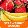 AIRIS Lux P5000 puffs [5%] Strawberry Banana - одноразовая перезаряжаемая ПОД система Аирис П5000 Люкс Клубника Банан