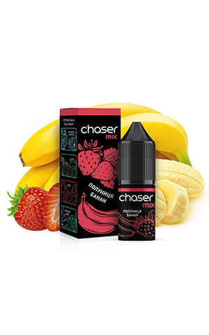 Солевая жидкость Chaser for Pod Strawberry Banana (Чейзер Клубника Банан), 10 мл, 5%/50мг