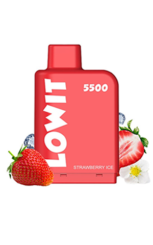 Картридж ELF BAR LOWIT 5500 Strawberry Ice (Ледяная Клубника)