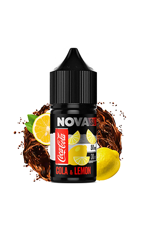Солевая жидкость Chaser Nova Cola Lemon (Чейзер Нова Кола Лимон), 30 мл, 5%/50мг