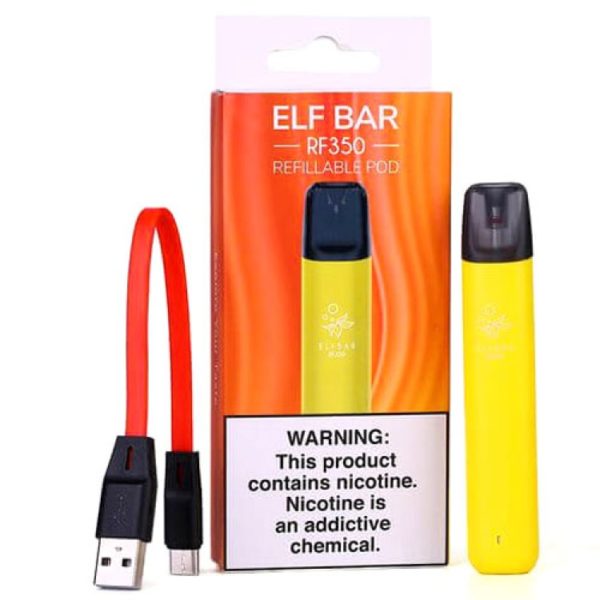 Pod система Elf Bar RF350 Refillable Pod Starter Kit 350 mAh Yellow