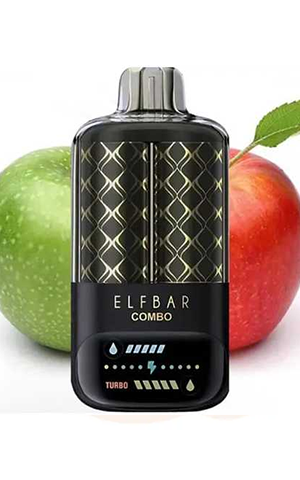 Elf Bar combo 25000 [5%] Green apple and Double apple shisha