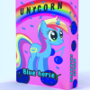 Unicorn blue horse