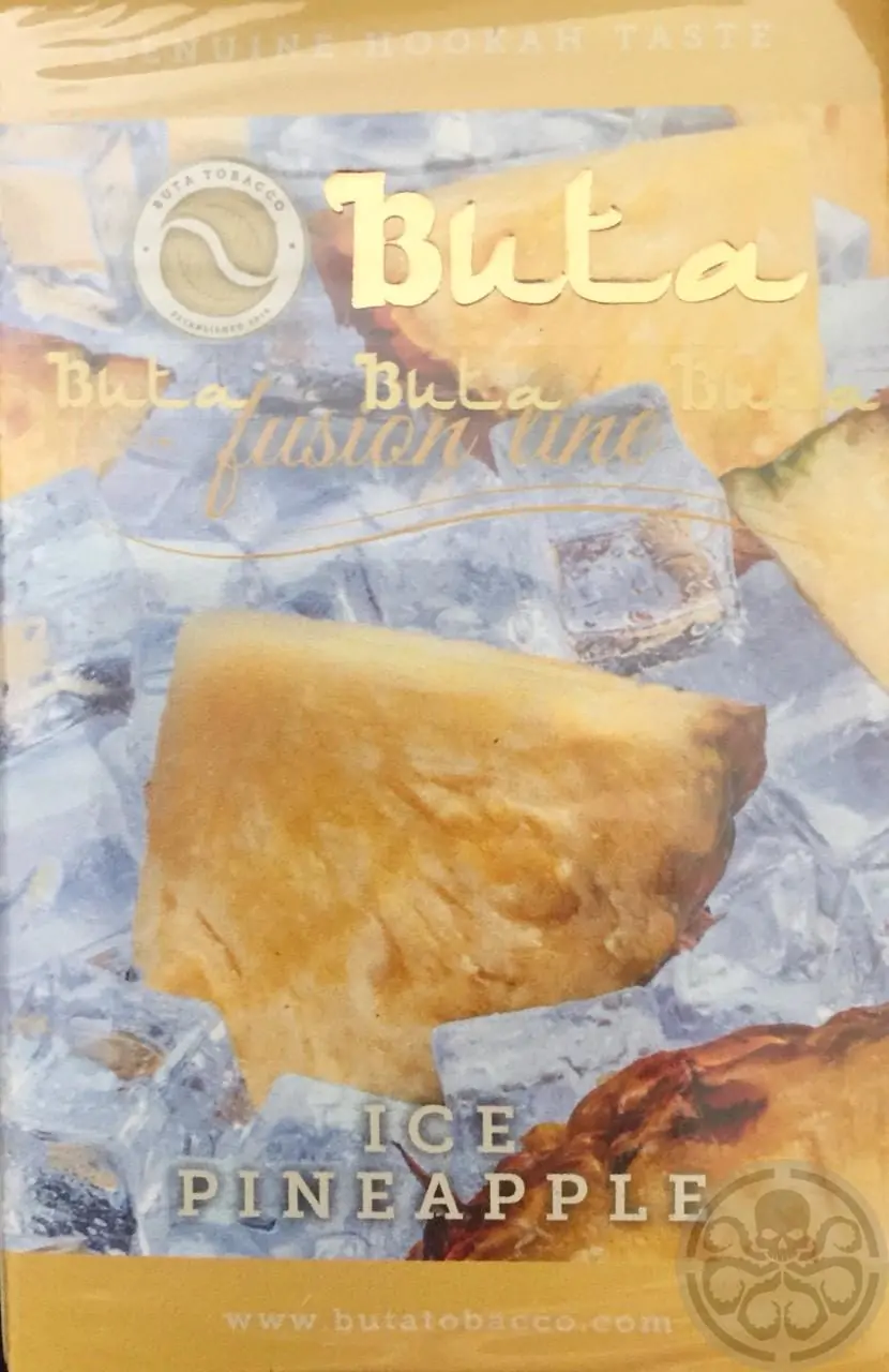 Табак для кальяна Buta Fusion Ice Pineapple (Бута Фьюжн Ледяной Ананас) https://darkhydra.com.ua/wp-content/uploads/2018/07/buta-fussion.png
