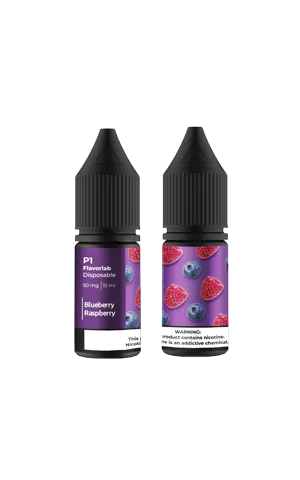 Солевая жидкость Flavorlab P1 Blueberry Raspberry 10 мл 50мг/5% - Флаворлаб П1 Черника Малина