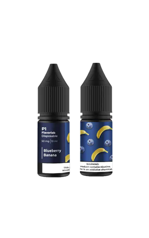 Солевая жидкость Flavorlab P1 Blueberry Banana 10 мл 50мг/5% - Флаворлаб П1 Черника Банан