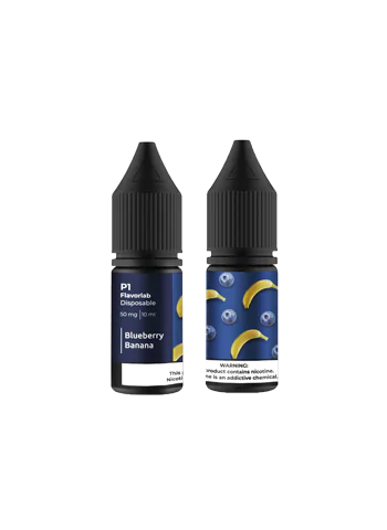 Солевая жидкость Flavorlab P1 Blueberry Banana 10 мл 50мг/5% - Флаворлаб П1 Черника Банан