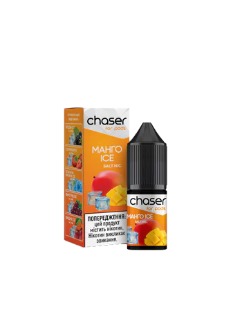 Солевая жидкость Chaser for Pod Mango Ice (Чейзер Манго Айс), 10 мл, 6%/60мг
