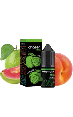 Солевая жидкость Chaser for Pod Guava Peach (Чейзер Гуава Персик), 10 мл, 6%/60мг