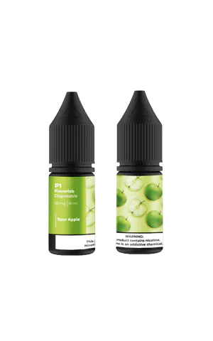 Солевая жидкость Flavorlab P1 Sour Apple10 мл 50мг/5% - Флаворлаб П1 Кислое Яблоко
