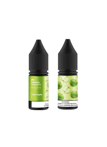Солевая жидкость Flavorlab P1 Sour Apple10 мл 50мг/5% - Флаворлаб П1 Кислое Яблоко