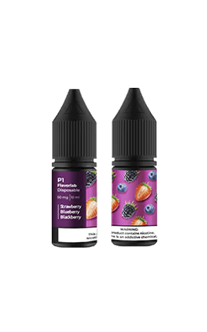 Солевая жидкость Flavorlab P1 Strawberry Blueberry Blackberry 10 мл 50мг/5% - Флаворлаб П1 Клубника Черника Ежевика