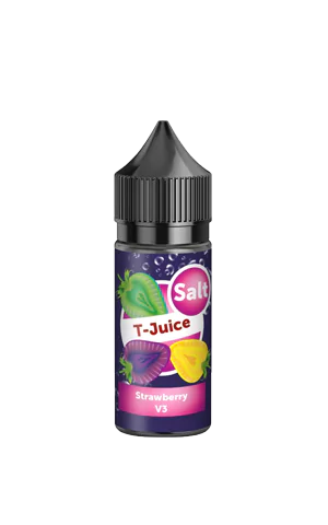 Заправка для ПОД систем T-juice Strawberry V3 (Flavorlab), 30 мл, 50мг/5% - Ти-Джус Клубника В3