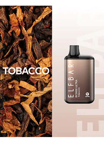 Elf Bar BC5000 Ultra Disposable Pod 5000 puffs [5%] Tobacco - одноразовая перезаряжаемая ПОД система Эльф Бар Табак