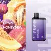 Elf Bar BC5000 Ultra Disposable Pod 5000 puffs [5%] Grape Honeydew - одноразовая перезаряжаемая ПОД система Эльф Бар Виноград с Медовой Дыней