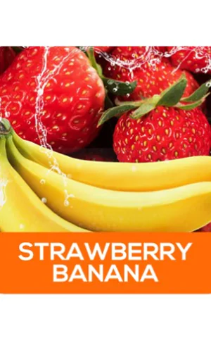 AIRIS Lux P5000 puffs [5%] Strawberry Banana - одноразовая перезаряжаемая ПОД система Аирис П5000 Люкс Клубника Банан