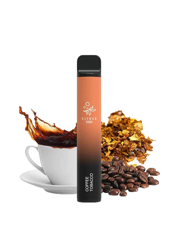 ELF BAR 2000 Cofee Tobacco 50мг - Одноразовая pod система Эльф Бар Кофе Табак