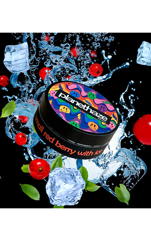 Табак PlanetHaze Small Red Berry With Ice (ПланетХейз Черемуха, Бузина Айс) 100 грамм