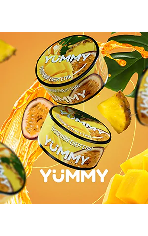 купить Табак для кальяна YUMMY Tropic Energy (Ямми Тропический Энергетик) 100 грамм