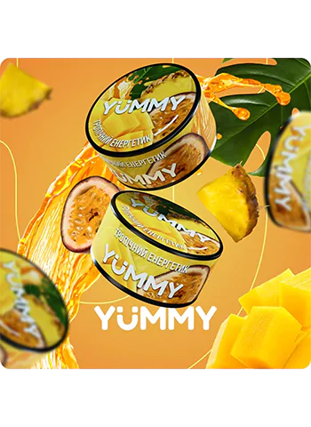 купить Табак для кальяна YUMMY Tropic Energy (Ямми Тропический Энергетик) 100 грамм