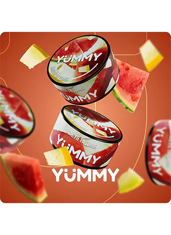 Табак для кальяна YUMMY Watermelon Melon (Ямми Арбуз и Дыня) 100 грамм