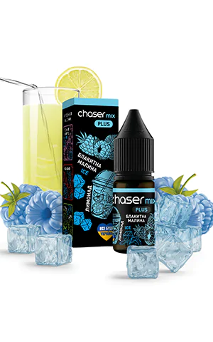 Солевая жидкость Chaser for Pod Blue Raspberry Lemonade Ice (Чейзер Лимонад из Голубой Малины Айс)