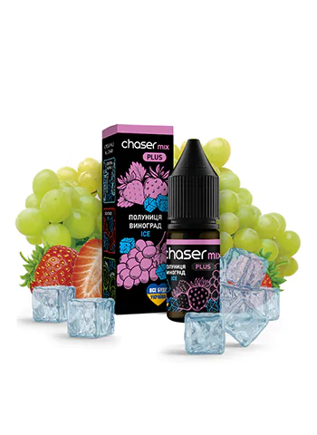 Солевая жидкость Chaser Mix Strawberry Grape Ice (Чейзер Клубника Виноград Лёд)