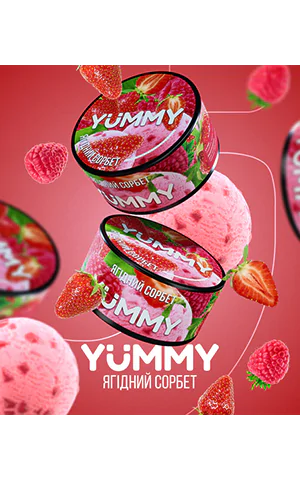Табак для кальяна YUMMY Berry Sorbet (Ямми Ягодный Сорбет)