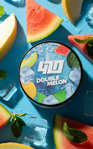 Табак 420 Frost Line Double Melon (Дыня, Арбуз, Мята)