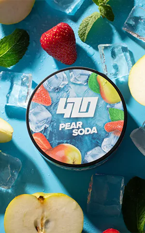 Табак 420 Frost Line Pear Soda (Груша, Мята, Клубника) 100 грамм