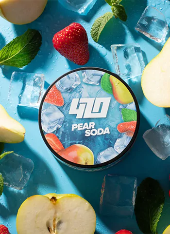 Табак 420 Frost Line Pear Soda (Груша, Мята, Клубника) 100 грамм
