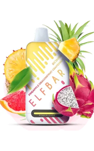 Pineapple Dragonfruit Grapefruit - одноразовая перезаряжаемая ПОД система Эльф Бар Ананас Питахая Грейпфрут